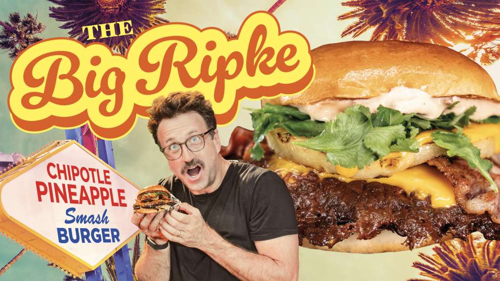 Paul Ripke mit Big Ripke Burger
