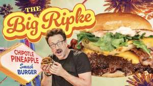 Paul Ripke mit Big Ripke Burger